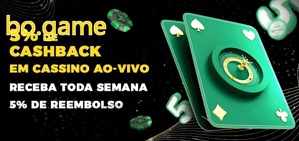 Promoções do cassino ao Vivo bo.game